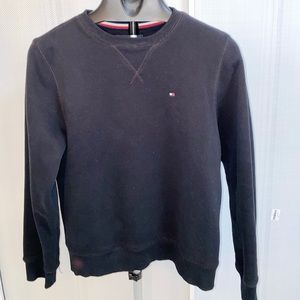 Plain Black Tommy Hilfiger Crewneck